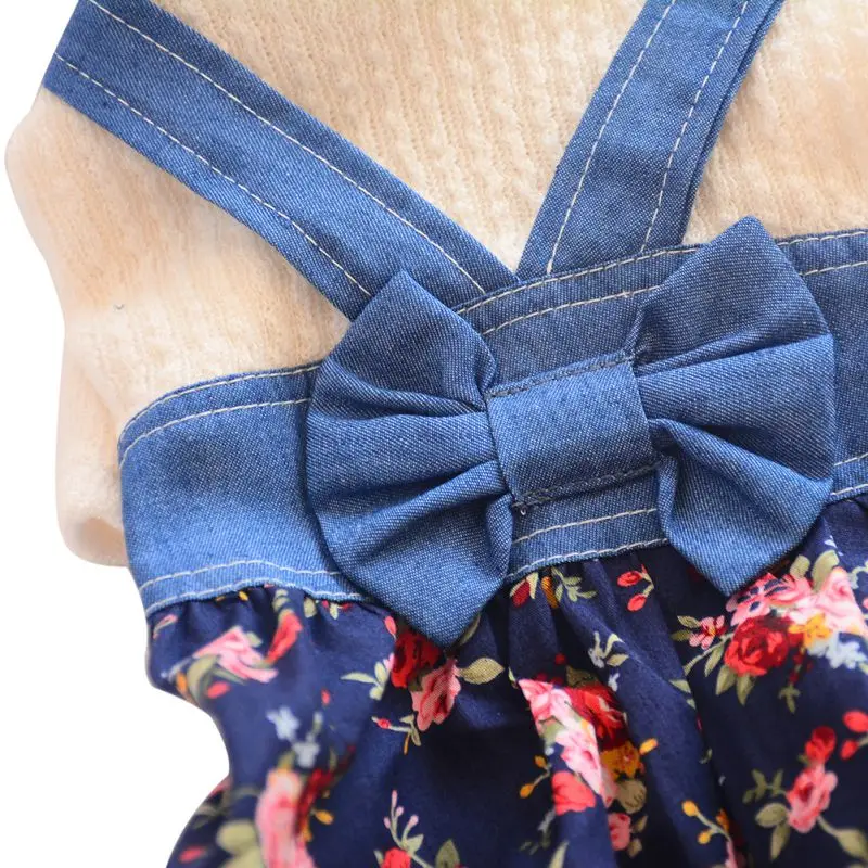 Брюки для щенков джинсовые штаны на бретелях собак одежда маленьких кошек и | Дом