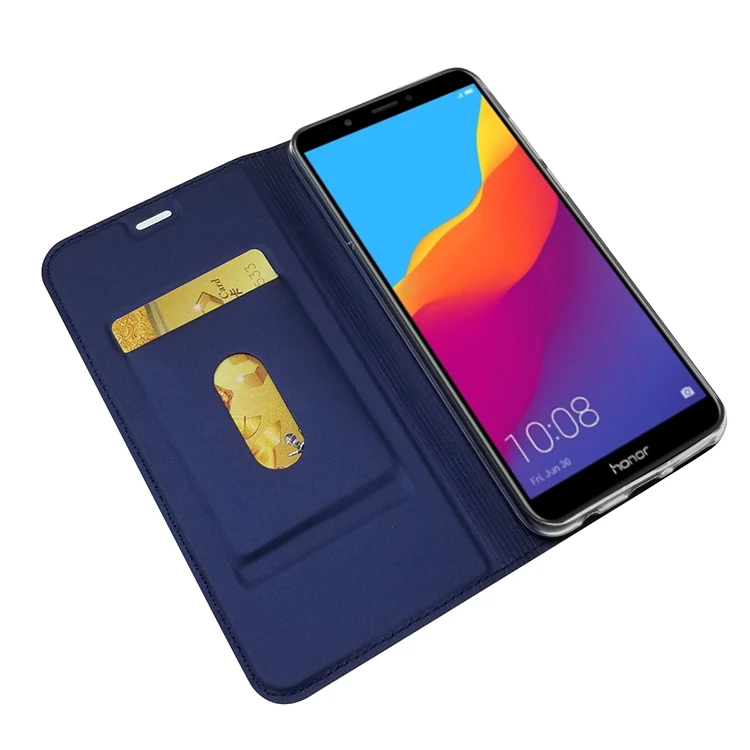 For Huawei Honor 7C Case Flip Wallet PU Leather Back Cover Phone AUM-L41 5.7 inch Russian Version Coque | Мобильные телефоны и