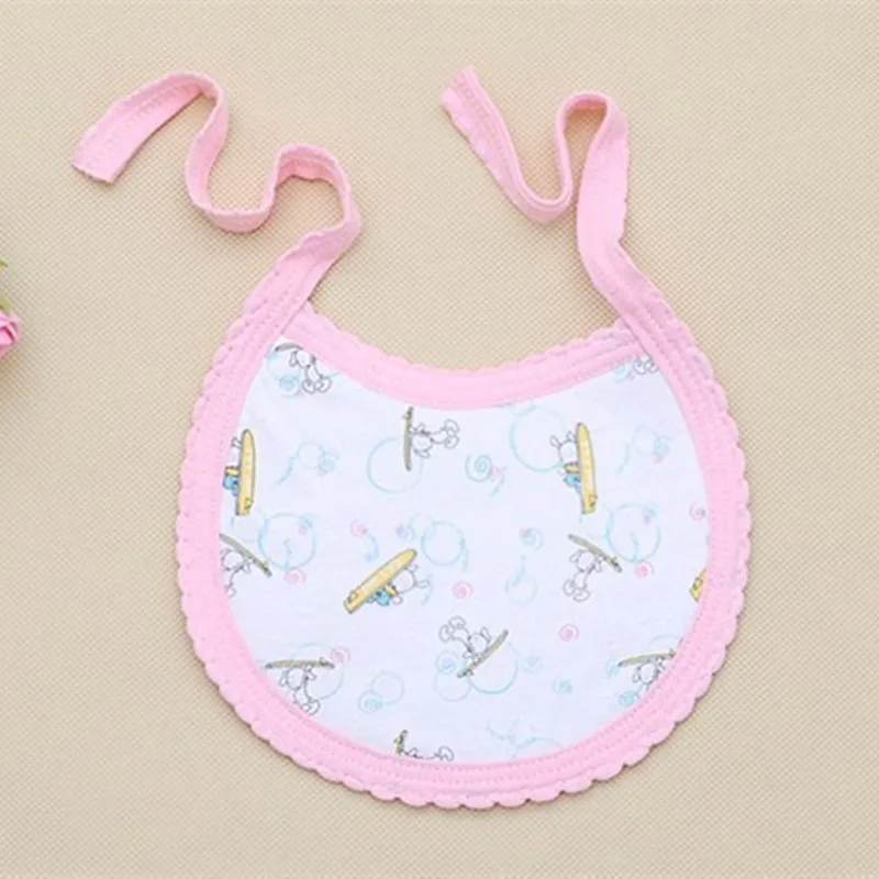 10pcs/lot Baby Saliva Towel Cute Cartoon Bibs Burp Cloths Feeding girl boy bibs |