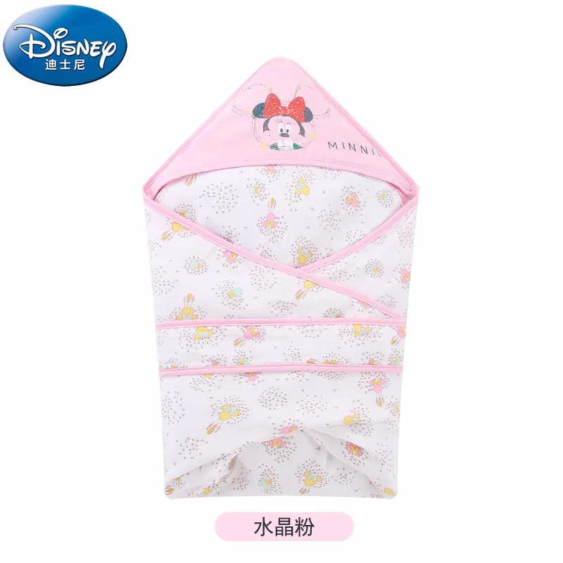 Disney 90*90 см детское полотенце для ванной с капюшоном Etamine, халат для девочки для младенцев, детское хлопчатобумажное одеяльце