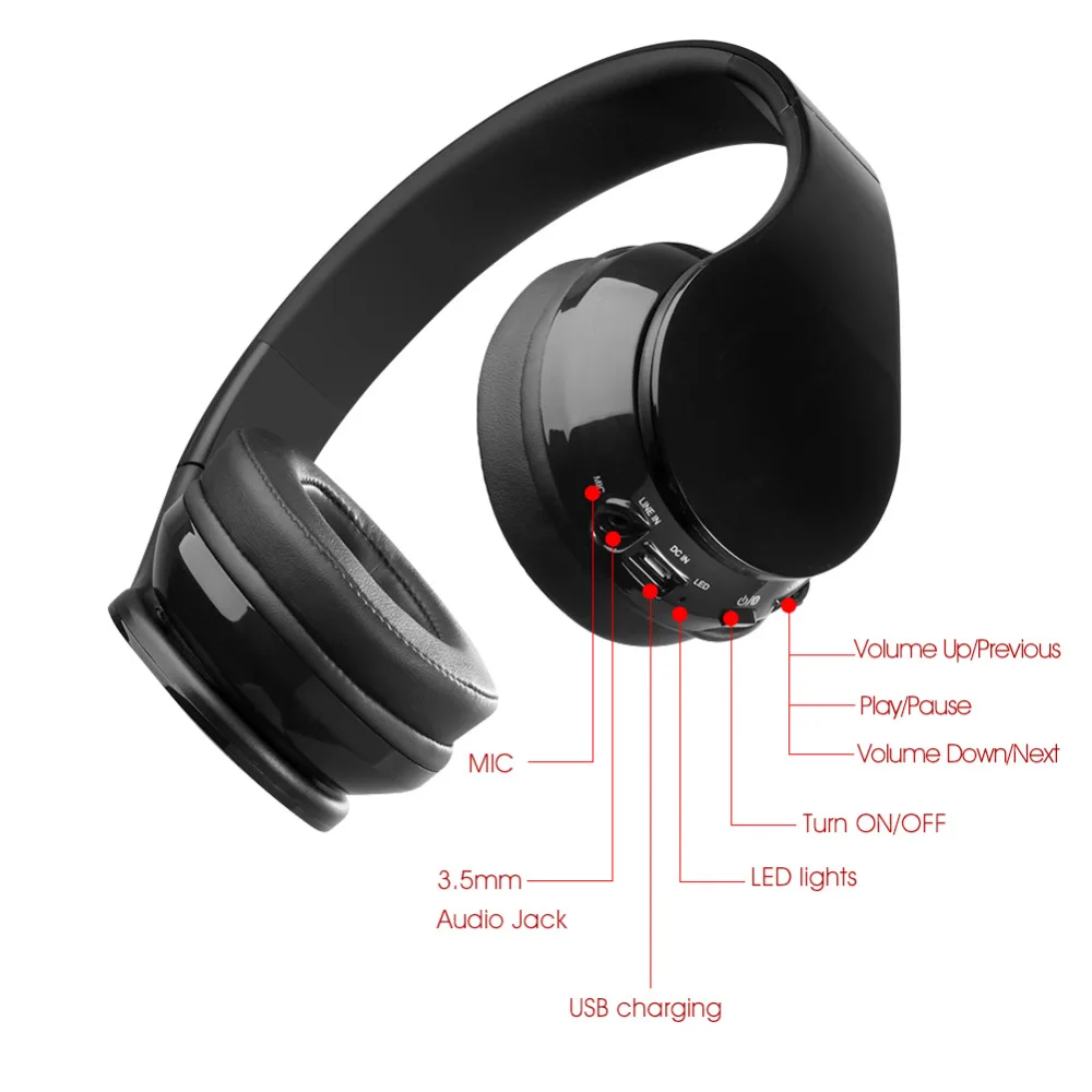 MGHUAKAI беспроводные и проводные лучшие стерео наушники Bluetooth громкой связи