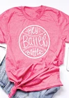 Футболка для бейсбола Hey тесто в стиле Харадзюку, повседневные стильные хлопковые розовые футболки, Забавный девиз, Популярные топы в стиле 1920-х, бейсбольные футболки