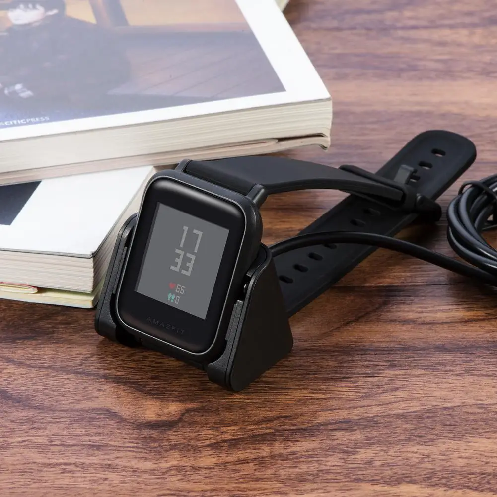 Зарядная станция для синхронизации данных и зарядки Smartwatch USB для Xiaomi Huami Amazfit Bip BIT PACE Lite Youth A1608 Smart Watch.