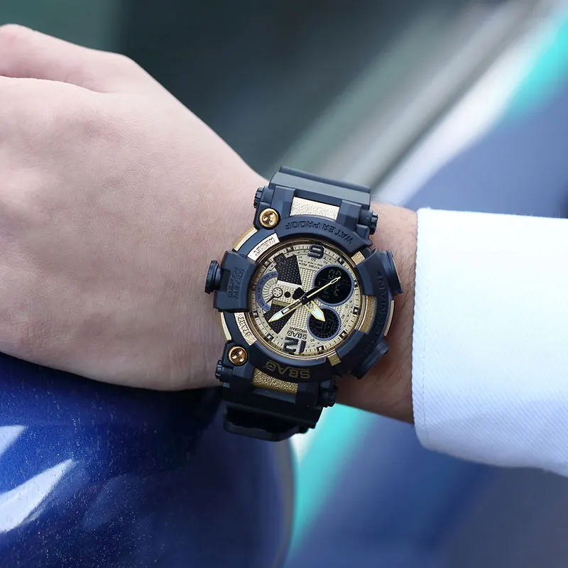 SBAO спортивные военные наручные часы для мужчин лучший бренд Роскошные