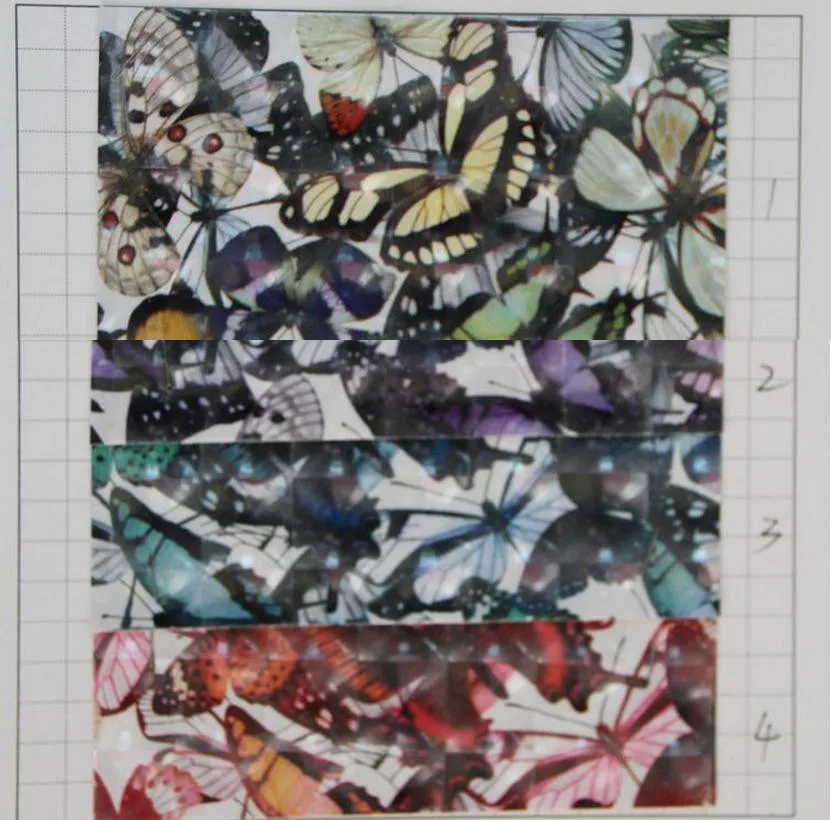 Кошачий глаз бабочка модная 3D печать искусственная кожа ткань новый ПВХ кожаный