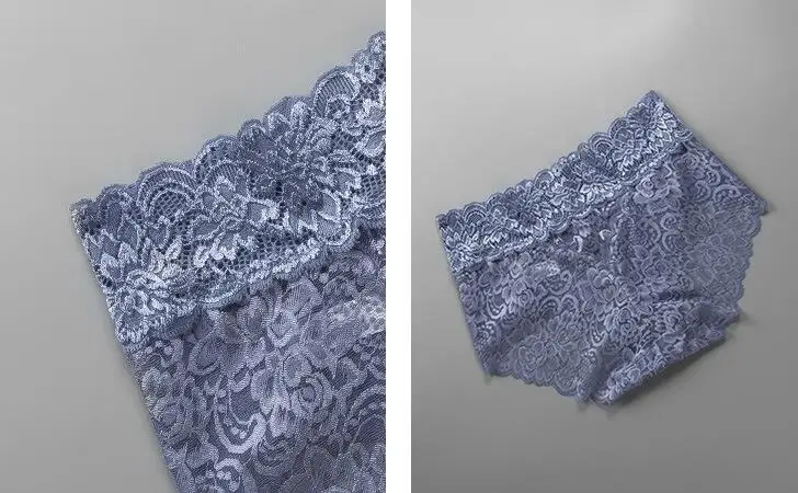 Летнее нижнее белье Новое Кружевное сексуальное дышащее#7386 размер L XL XXL