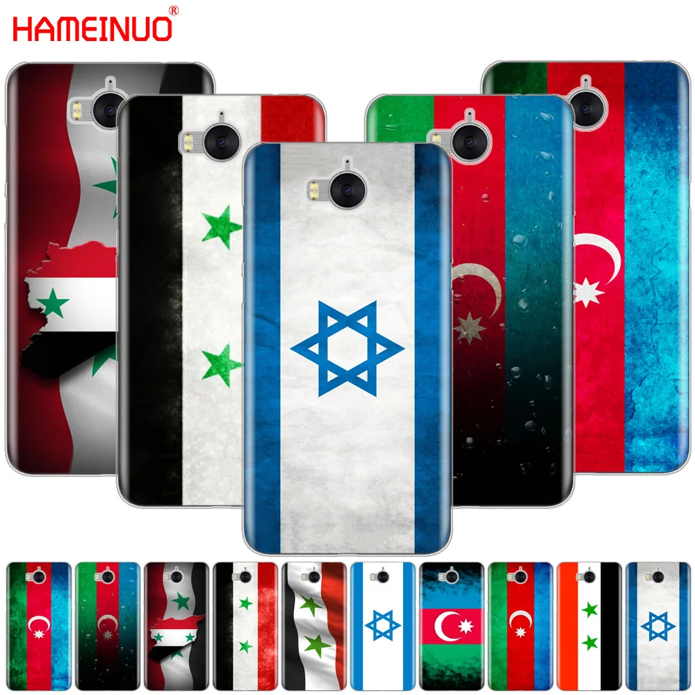 HAMEINUO Азербайджан Сирия флаг Израиля чехол для сотового телефона huawei honor 3C 4X 4C 5C 5X 6