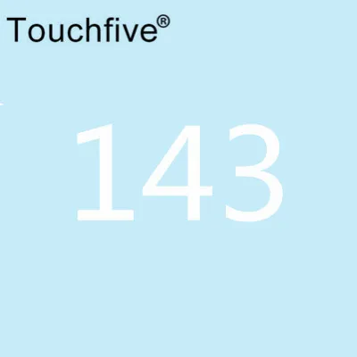 143 TOUCHFIVE дополнительный цвет двойная головка художественные маркеры Кисть ручка на спиртовой основе эскизные маркеры манга ручки для рисования товары для рукоделия - Цвет: 143