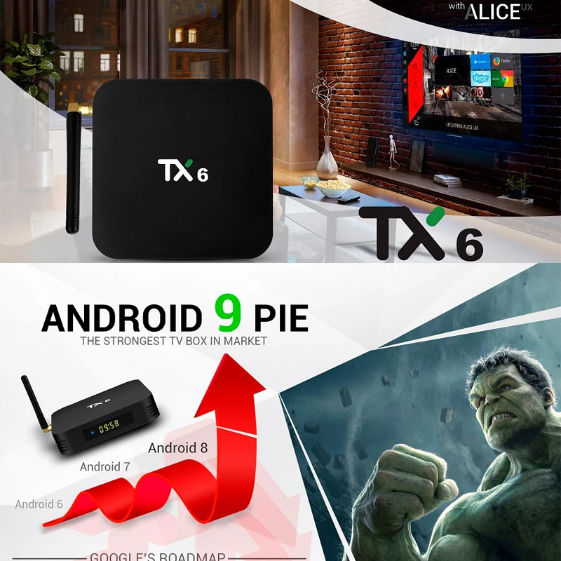Israel IPTV 1 год бесплатно Android 7,1 Премиум IPTV Box TX6 2 Гб 16G EX-YU Испания США венгерский канал для взрослых M3u mag подписка VLC