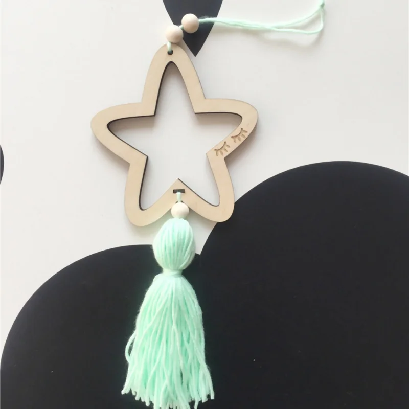 Декор для детской комнаты подвеска кисточка в скандинавском стиле детские