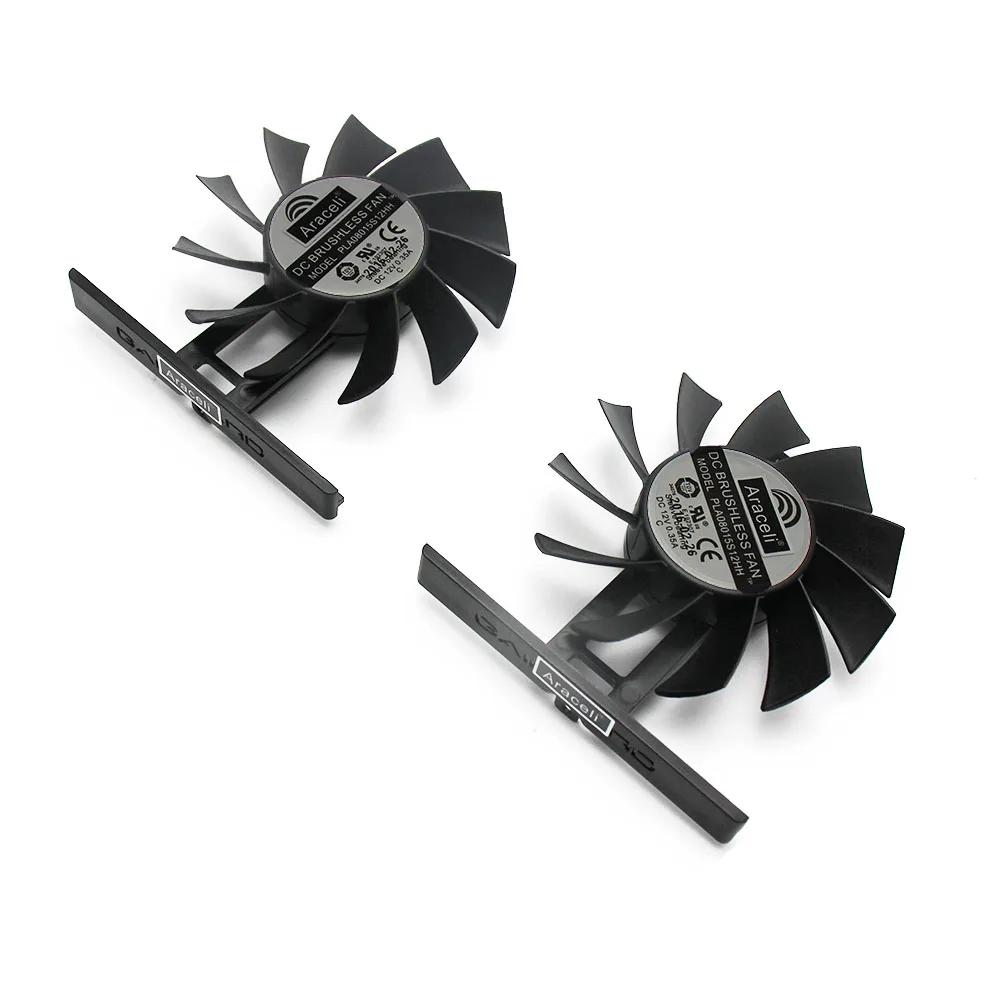 Оригинальный двойной вентилятор для видеокарты GAINWARD GeForce GTX 960 970 980 12hh 12 В 0.35A