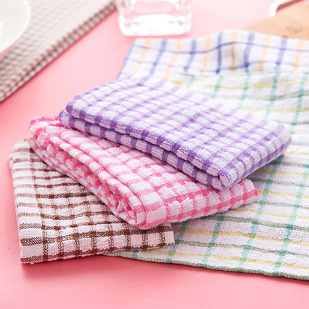 1 шт. высокоэффективного анти жир Цвет блюдо ткань хлопок ручная стирка Полотенца