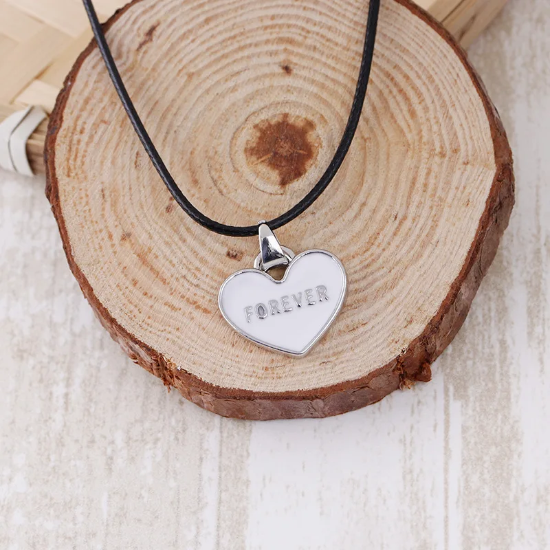 Ожерелье для влюбленных сестер друзей пар кулон Я люблю тебя навсегда сердце