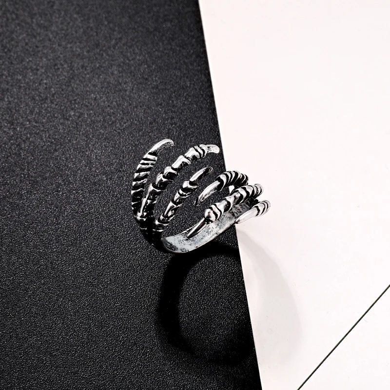 1 PC Готический Винтаж демонический когти открытие кольцо для Для женщин мужчин