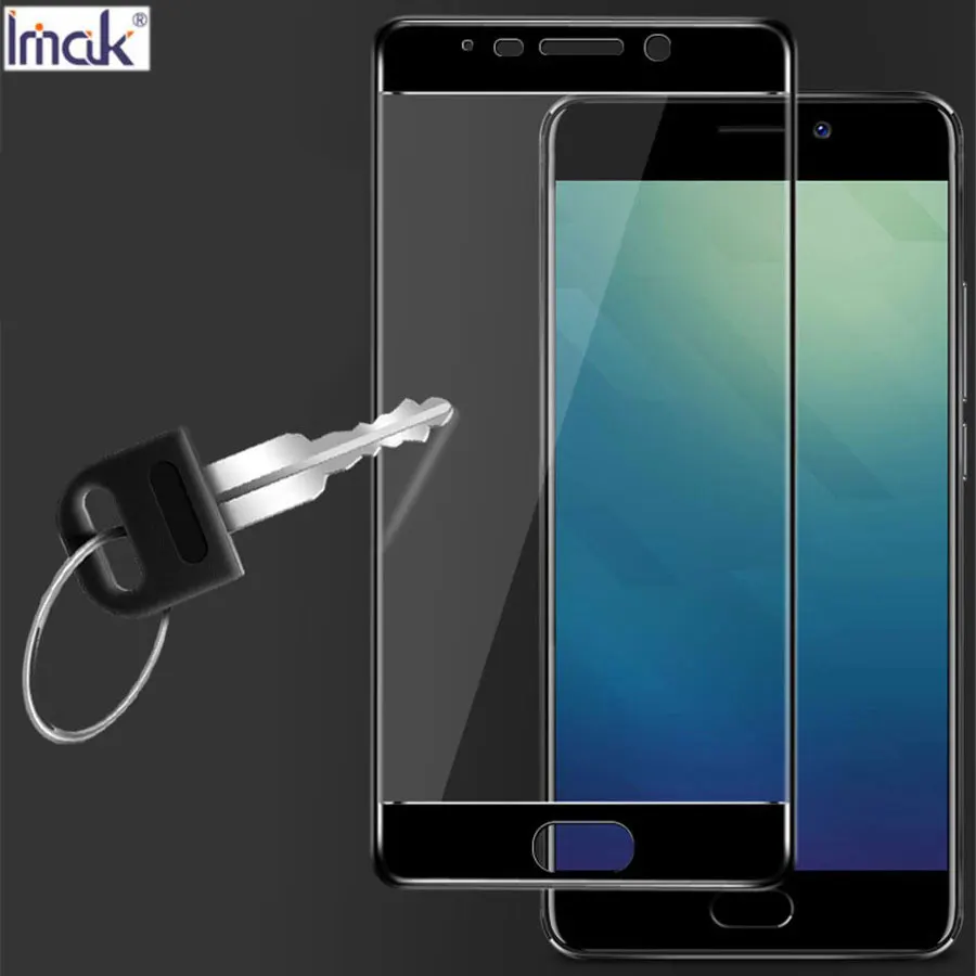 Бренд IMAK полное покрытие закаленное стекло для Meizu M6 NOTE Стекло 9H 2.5D Премиум полный экран протектор Защитная пленка безопасный Чехол
