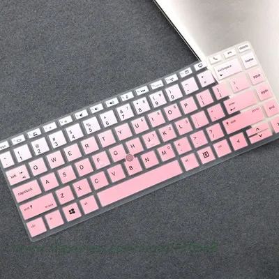 Gradual pink 14-дюймовый ноутбук клавиатура крышка Защитная крышка для hp EliteBook ELITEBOOK 745 G5/840 G5 С trackpoint отверстие - Цвет: Gradual pink
