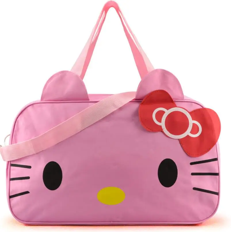 Милый рисунок Hello Kitty Сумочка Девушки Для женщин Путешествия Курьерские сумки