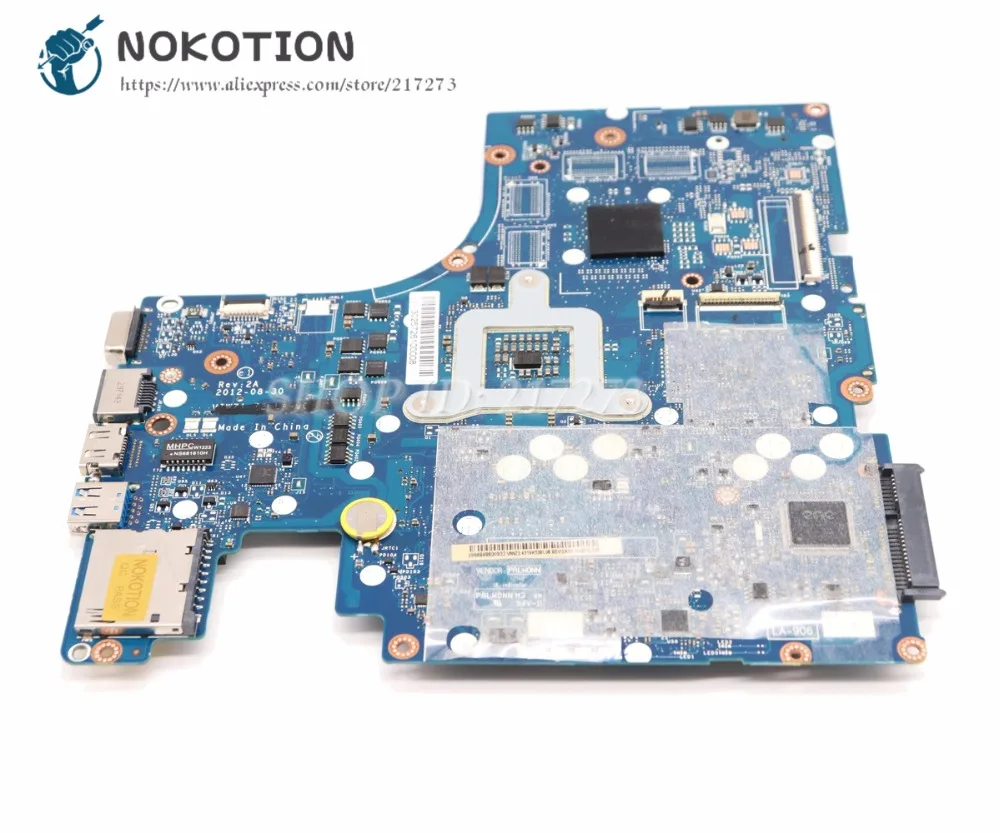 Материнская плата NOKOTION для ноутбука Lenovo Ideapad Z500 материнская VIWZ1 Z2 LA 9061P HM76 DDR3