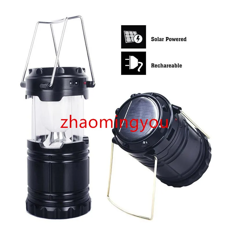 Ультра яркий Перезаряжаемый светодиодный фонарик для кемпинга на солнечной