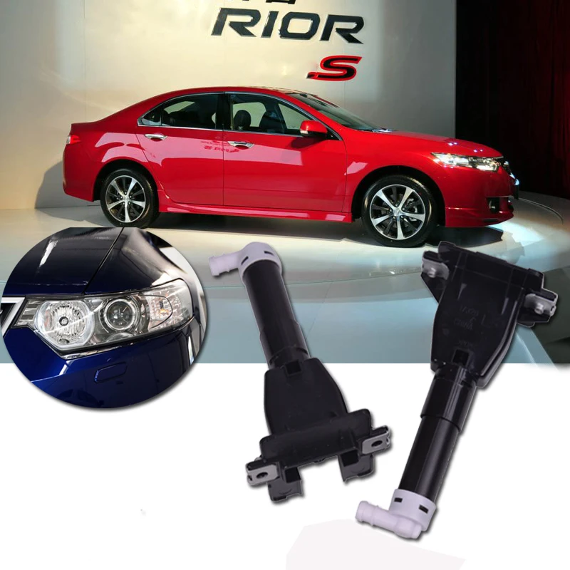 CAPQX 2 шт. налобный фонарь распылитель воды сопло шайба привод для SPIRIOR CU1 CU2 Europe ACCORD