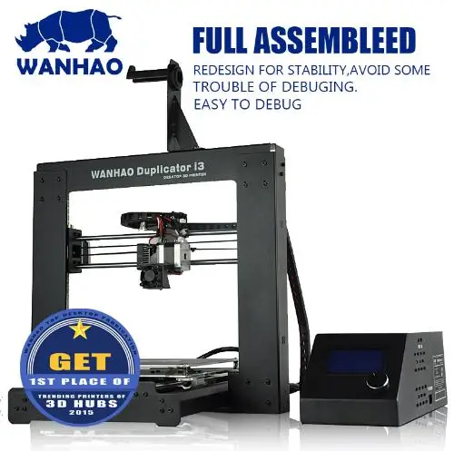 WANHAO Duplicator I3 V2.1. принтер печатающий &quotиз коробки&quot самый популярный в мире.