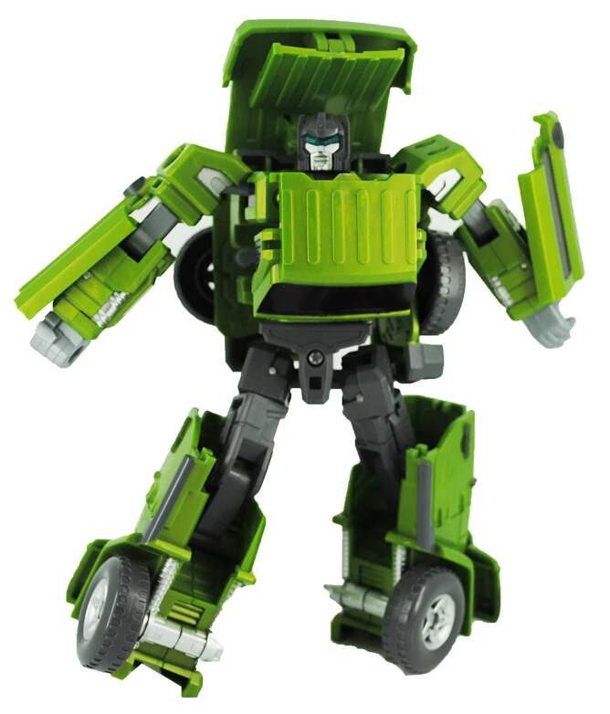 WJ трансформация TW Justice Throttlebot Team Glodbug Chase Rollbar Wideload автострада прожектор 6в1 фигурка робота игрушки