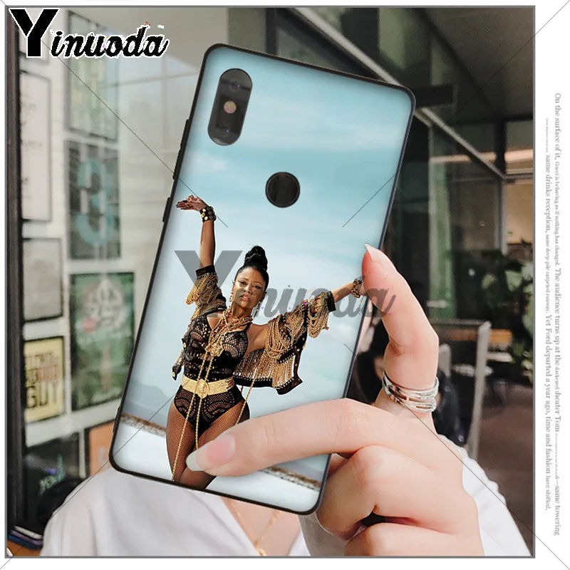 Yinuoda Cardi B Nicki Minaj TPU Мягкий силиконовый чехол для телефона xiaomi mi 6 8 se note2 3 mix2 redmi 5 5plus