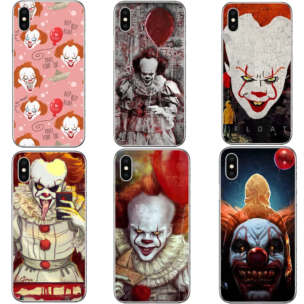Чехол для телефона Pennywise The Clown Horror прозрачный жесткий чехол iPhone 5 5S SE ПК 6 6S Plus 7 7Plus 8