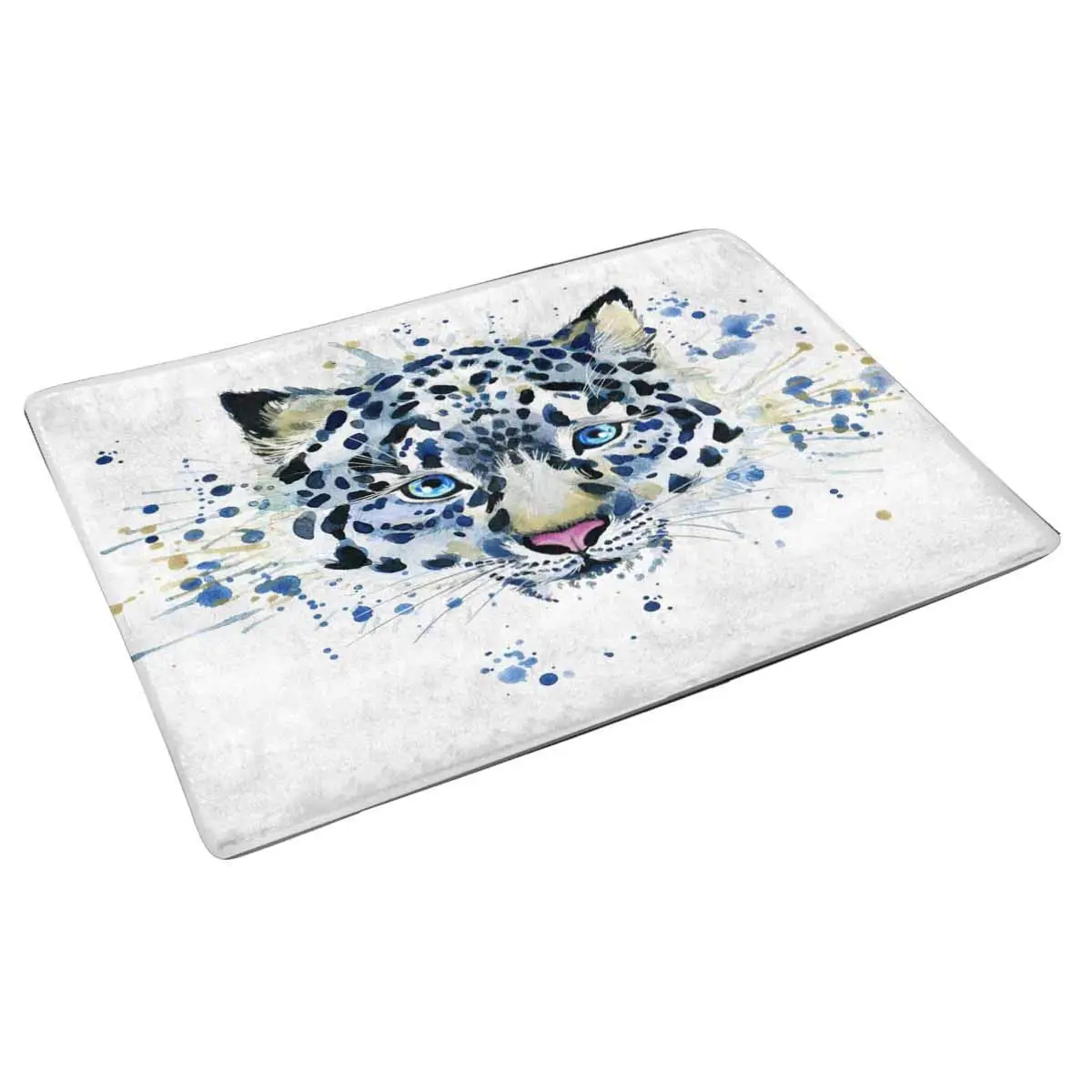 Леопардовый Коврик противоскользящий входной коврик напольный для