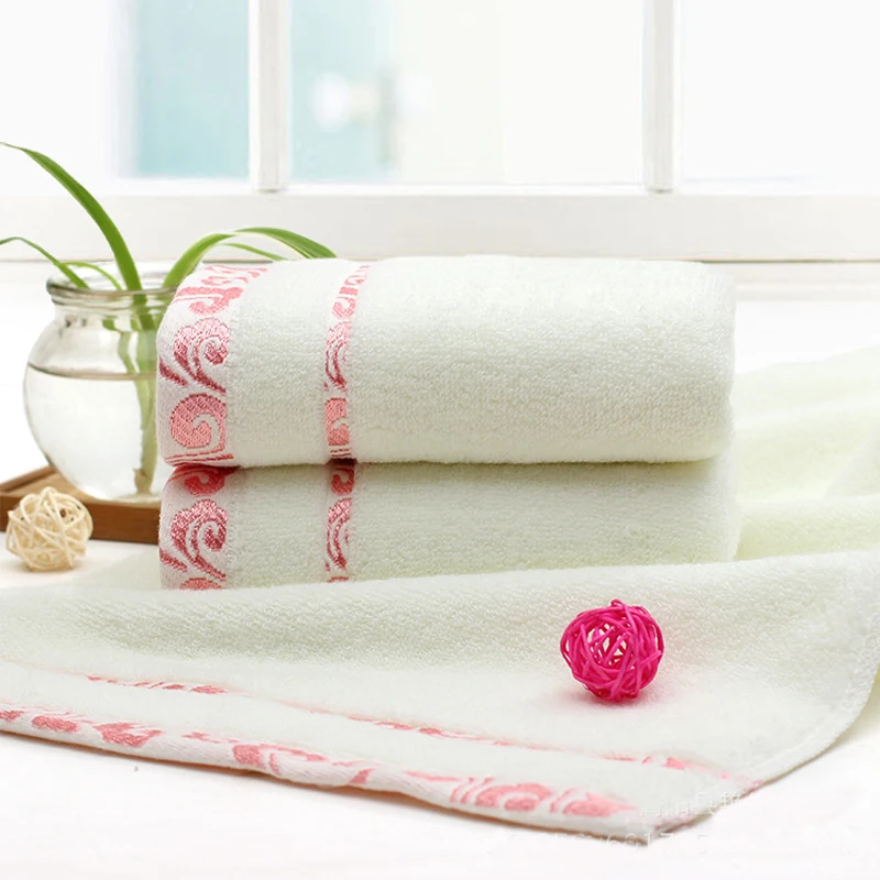 34x75 см Чистый хлопок полотенца для лица и рук абсорбирующее банное полотенце
