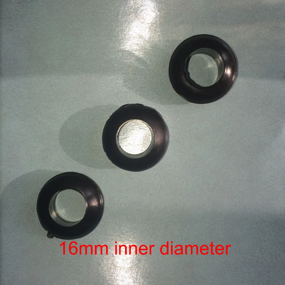 

16mm inner diameter seal o ring hole plug grommets for cables - pack of 50