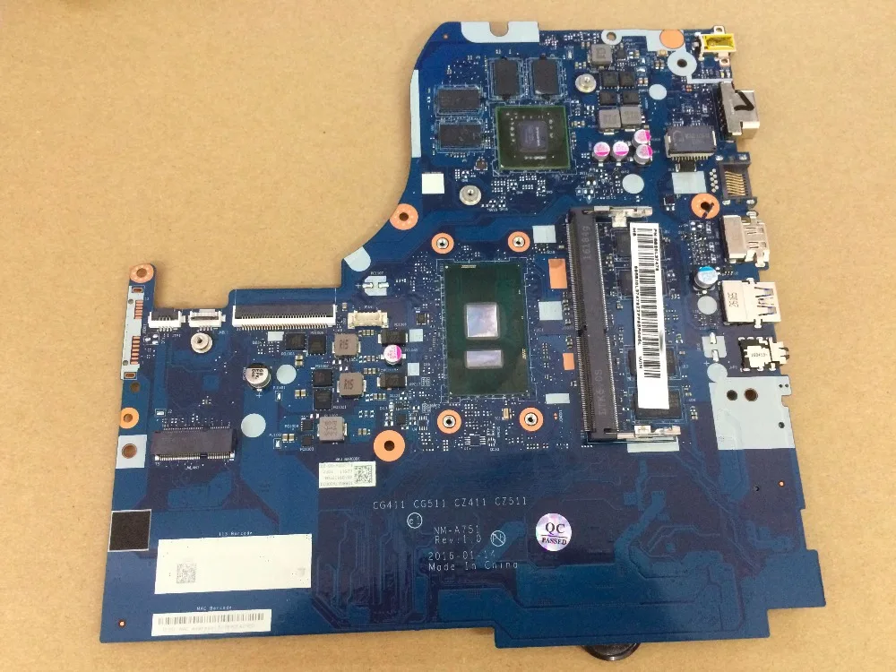 Для Lenovo 310 15ISK 510 материнская плата для ноутбука CG411 CG511 CZ411 CZ511 NM A751 с I5 6200U CPU 940MX 4GB