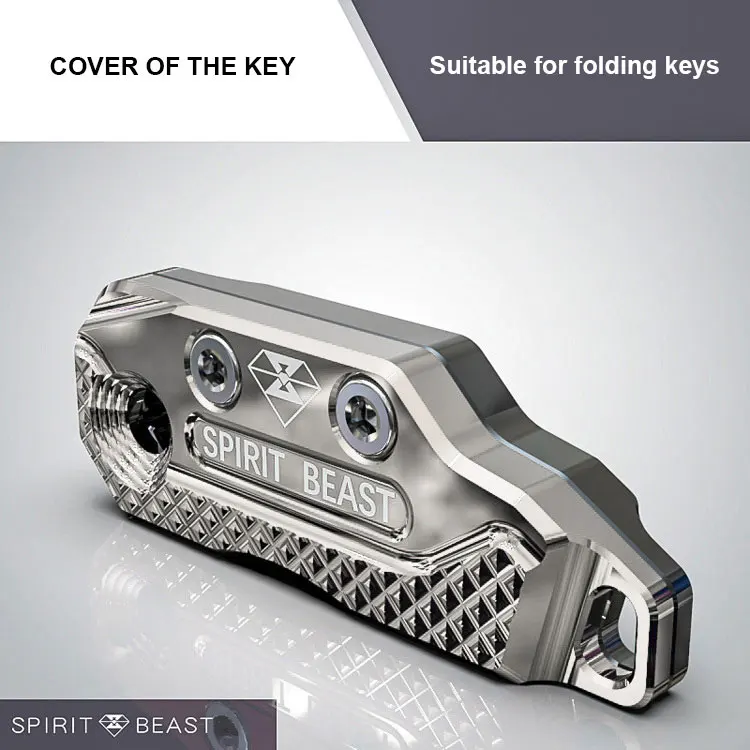 Серебристый Seineca CNC алюминиевый чехол для ключей от мотоцикла скутер ключ крышка для Бенелли Yamaha(содержит ключ эмбрион Варианты покупки - Цвет: Серебристый