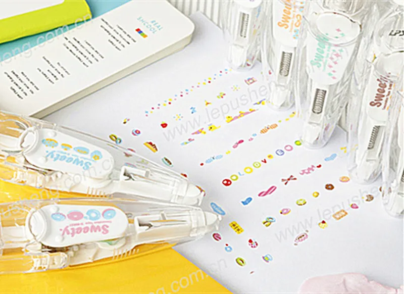 4 шт./лот новинка 2016 цветная кружевная Корректирующая лента милые Креативные