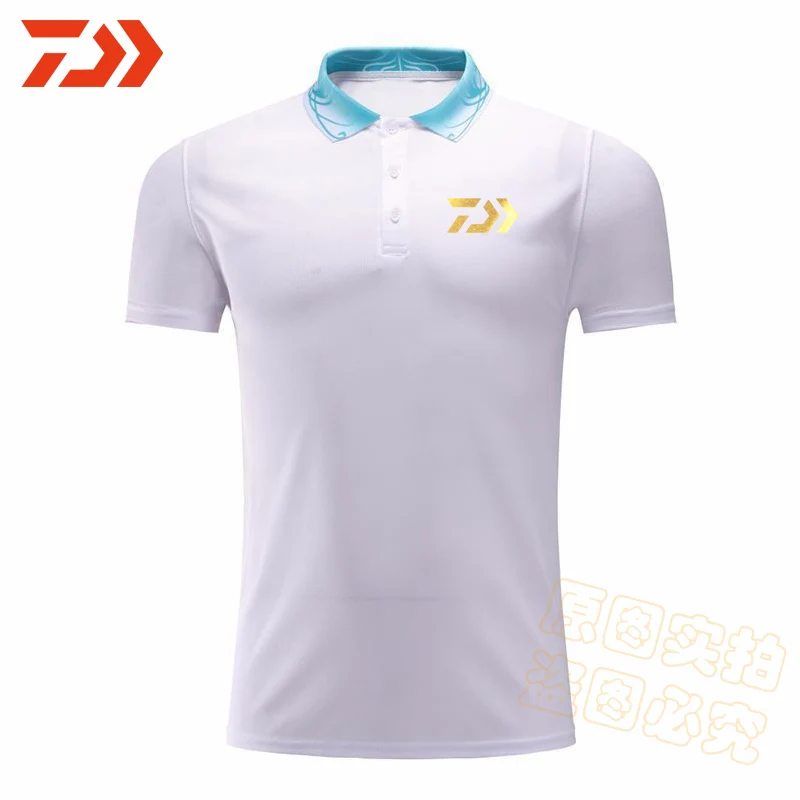 2019 New Fishing Clothing POLO Shirt Men Outdoor Breathable Hiking Camping Quick Dry Summer Daiwa Jersey | Спорт и развлечения