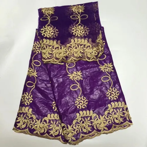 2017 Новое поступление 5 + 2 ярдов Вышивка Базен Riche Getzner Ткань S хлопок жаккард с