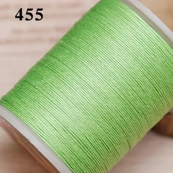 632 10 метров упаковочная линия 0,51 мм толщиной французский AuChinois ручной работы кожа ручная строчка круглая линия 30 цветов Вощеная линия - Цвет: Fresh grass green455