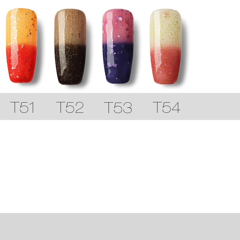 Гель ROSALIND 1S черный флакон 7 мл меняющий цвет хамелеон быстрая температура