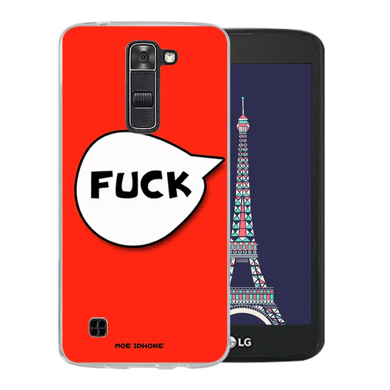 TSoft Silicone Cover Volcanic Pattern for LG K7/Tribute 5 LS675/X210 X210DS Phone Case Soft For K7 K 7 Back Covers |