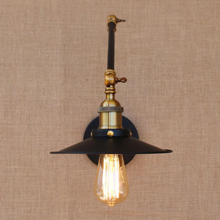 Винтажный настенный светильник в стиле ретро Лофт|applique murale luminaire|swing arm lightvintage wall