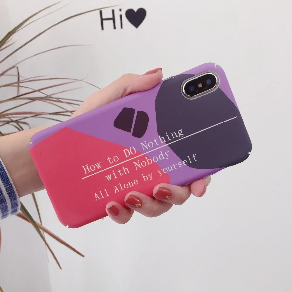 Чехол для телефона Apple iPhone 7 8 Plus X 6s 6 Смешные Слова чехол кожа твердая обложка ПК