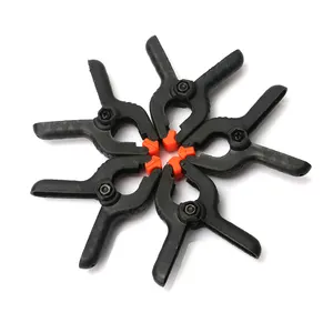 10 шт. 2-дюймовые пластиковые нейлоновые регулируемые зажимы a-типа, 65 мм для работы по дереву пружинный зажим DIY Craft Tool