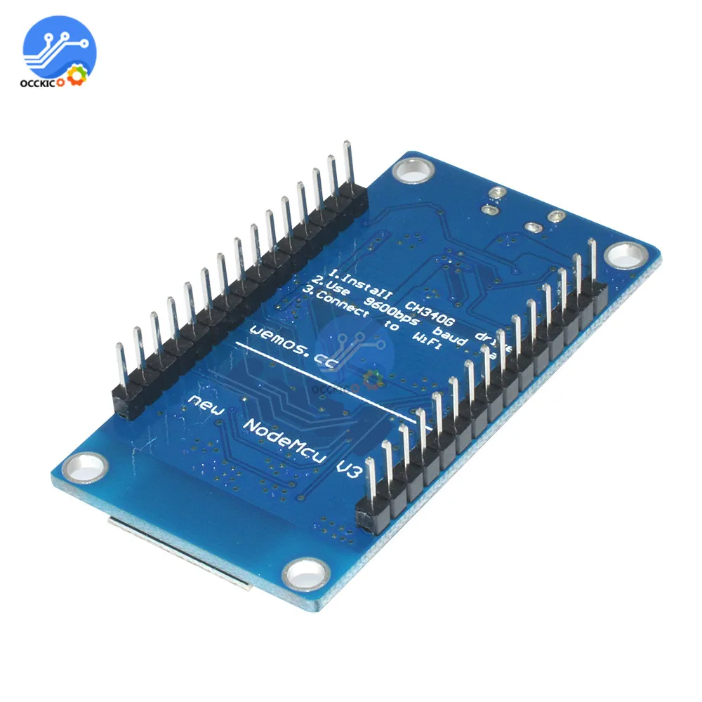 Беспроводной модуль NodeMCU V3 ESP8266 ESP 12E CH340 WIFI Интернет вещей макетная плата с USB