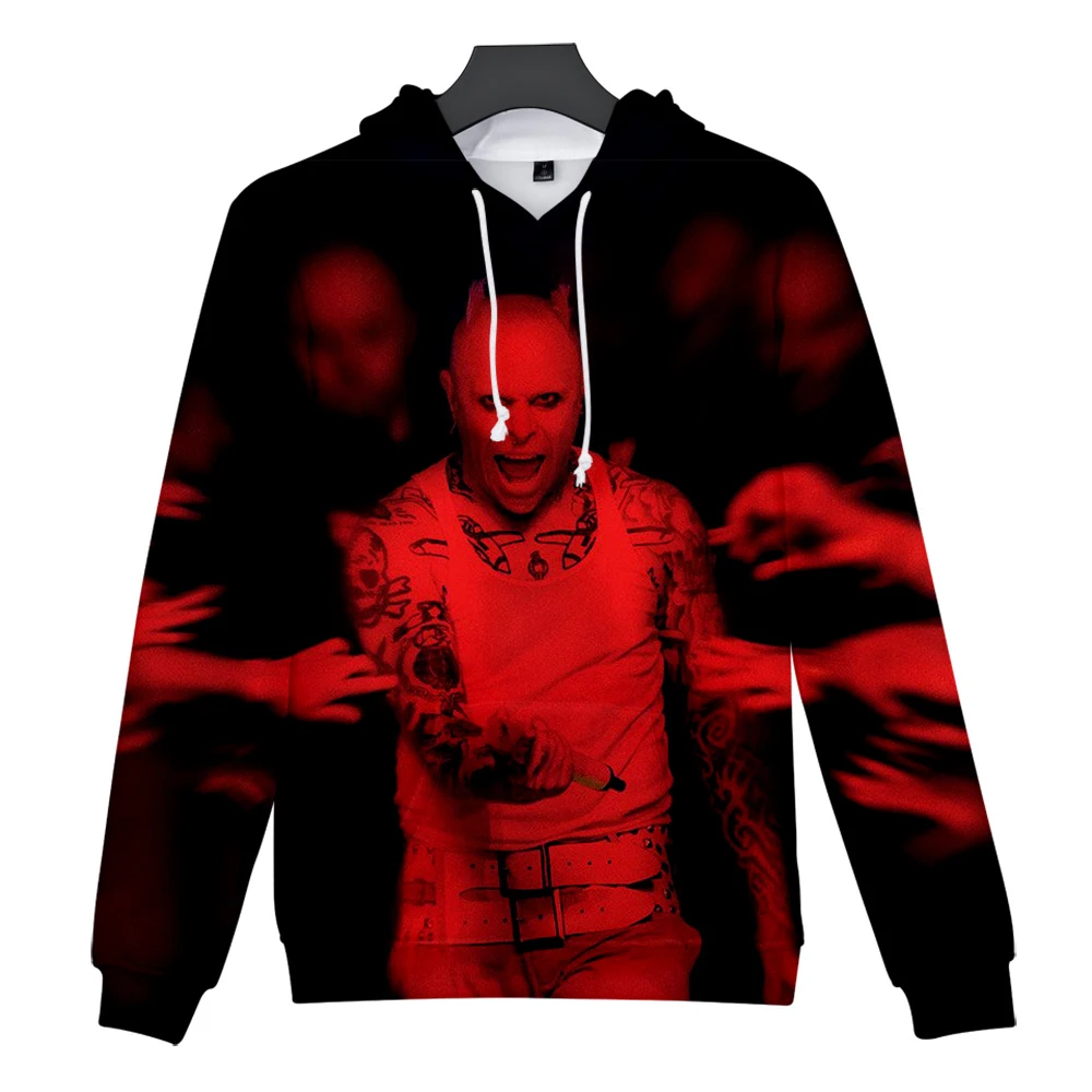 The Prodigy Lead vocal КИТ Флинт 3D толстовки для мужчин и женщин Harajuku Толстовка с длинным рукавом толстовки с принтом КИТ Флинт толстовки