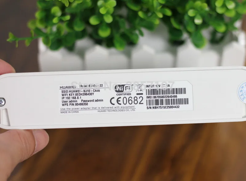 Разблокированный высокоскоростной Wi Fi роутер Huawei B310S 22 LTE Cat4 150 Мбит/с 4G + 2