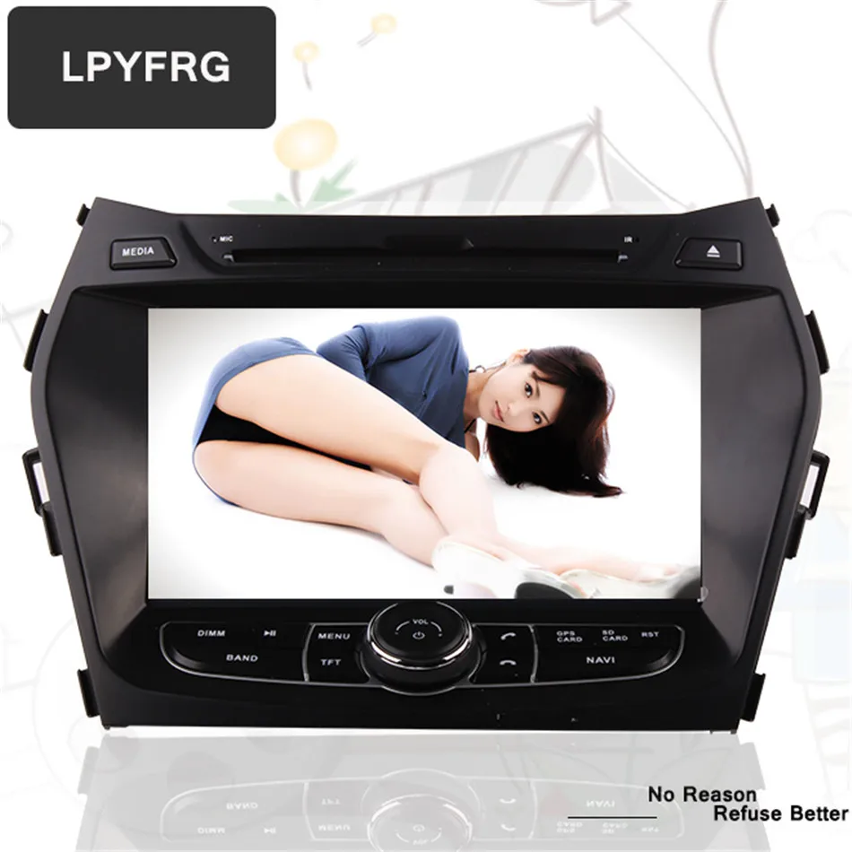 Автомобильный dvd плеер 1024*600 4G + 64G android 10 для Hyundai Santa FE IX45 2013 2014 стерео Автомагнитола