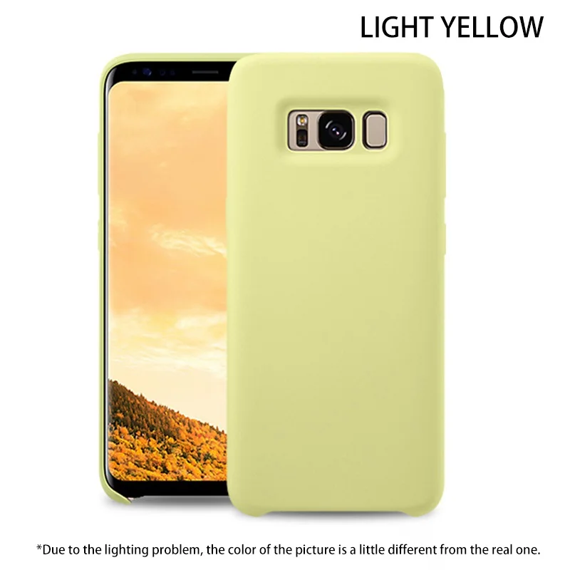 Light Yellow GKK чехол для samsung S9 S8 Plus примечание 9 Матовая Жесткий PC полная защита тела для samsung Galaxy Note 8 9 чехол для телефона чехол - Цвет: Light Yellow