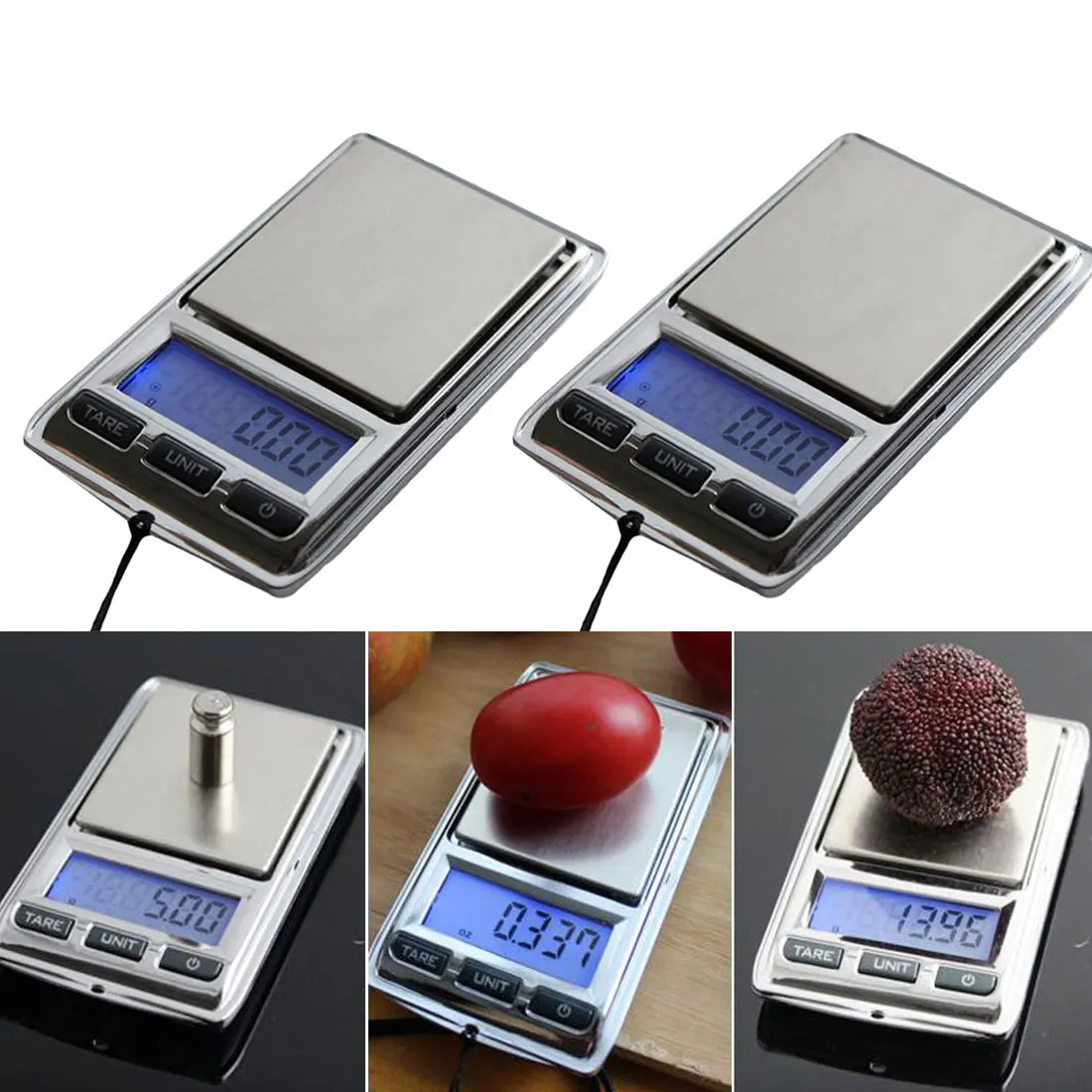 Электронные карманные весы с ЖК дисплеем портативные точные для взвешивания
