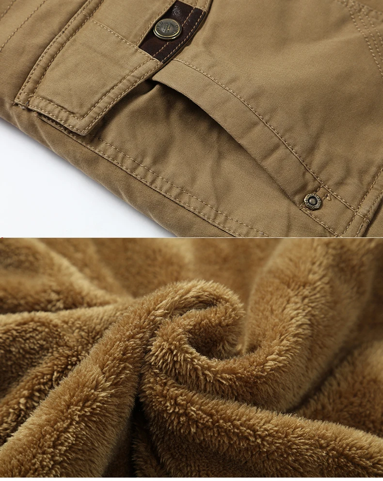 

LONMMY Winter jackets mens coats Army Hooded windbreaker wool liner Cotton Military men coat jacket Brand clothing Outerwear