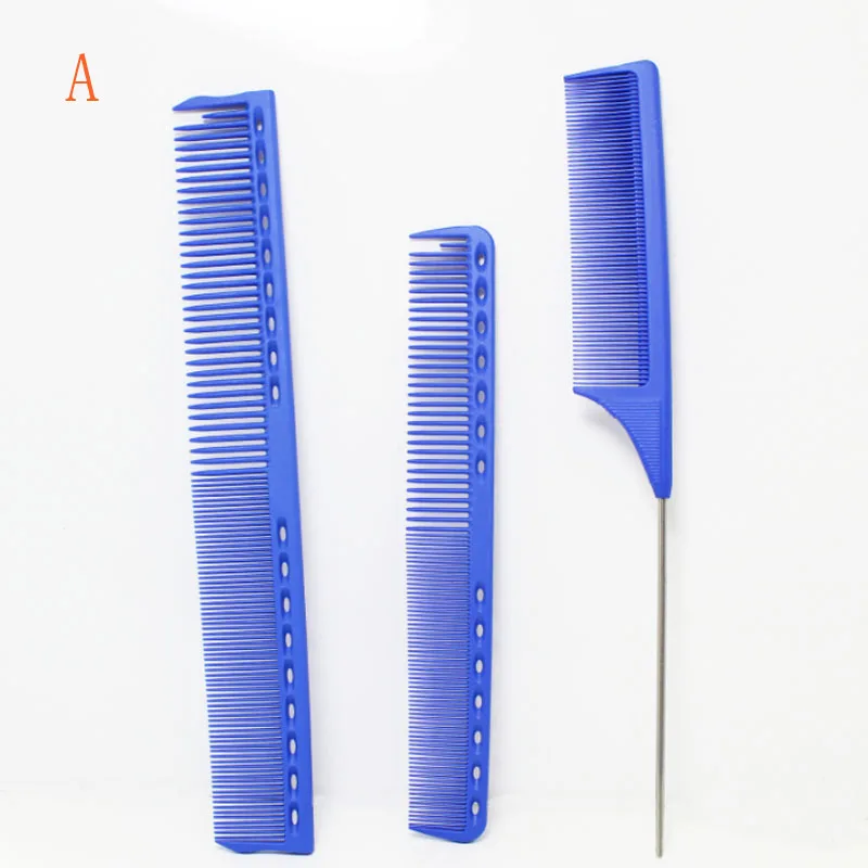 Японский Небьющийся Y/S парк парикмахерский гребень набор 3 цвета парикмахерская